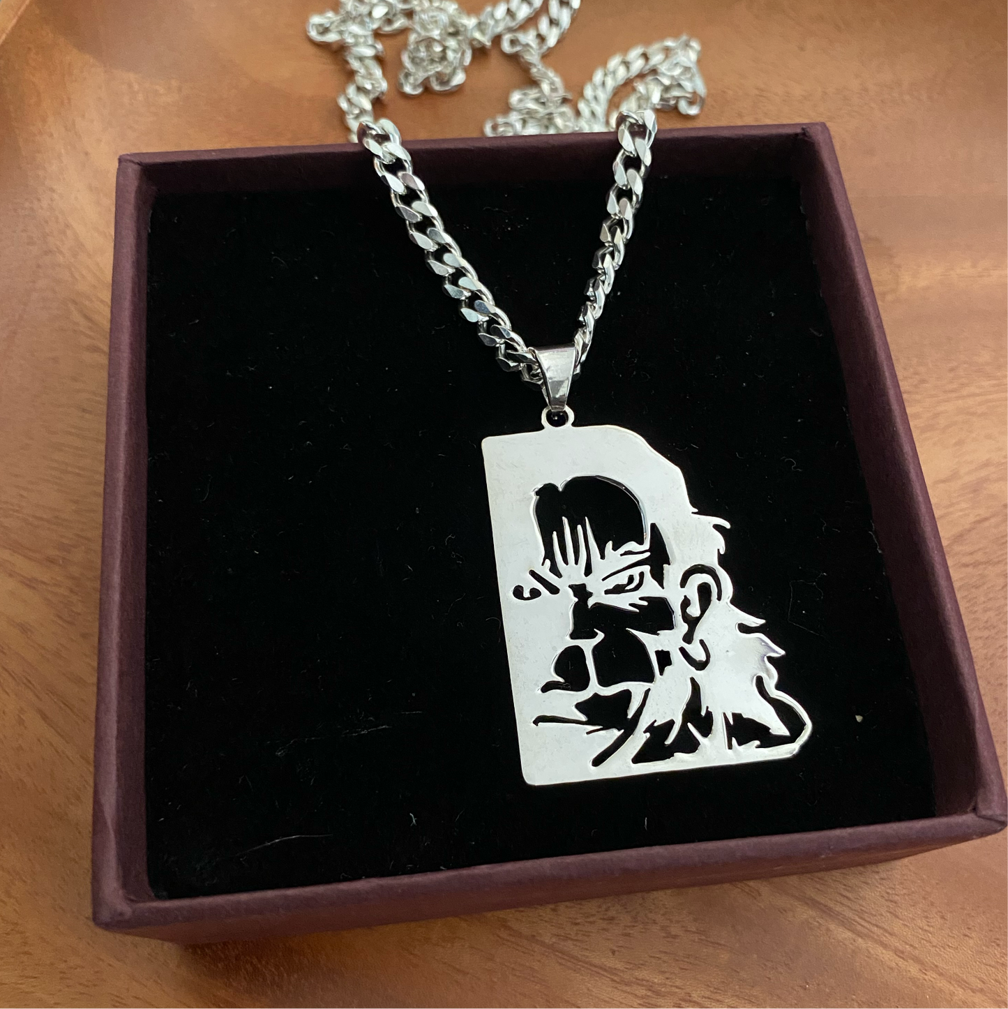 Hanuman Pendant with Chain – Sterling Silver - Liyana Jewels