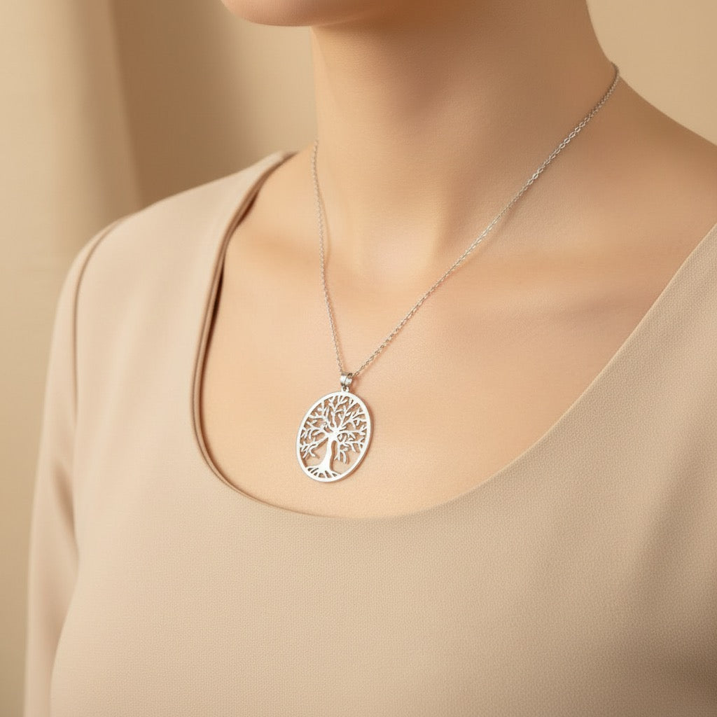 Tree of Life necklace in 92.5 Sterling Silver