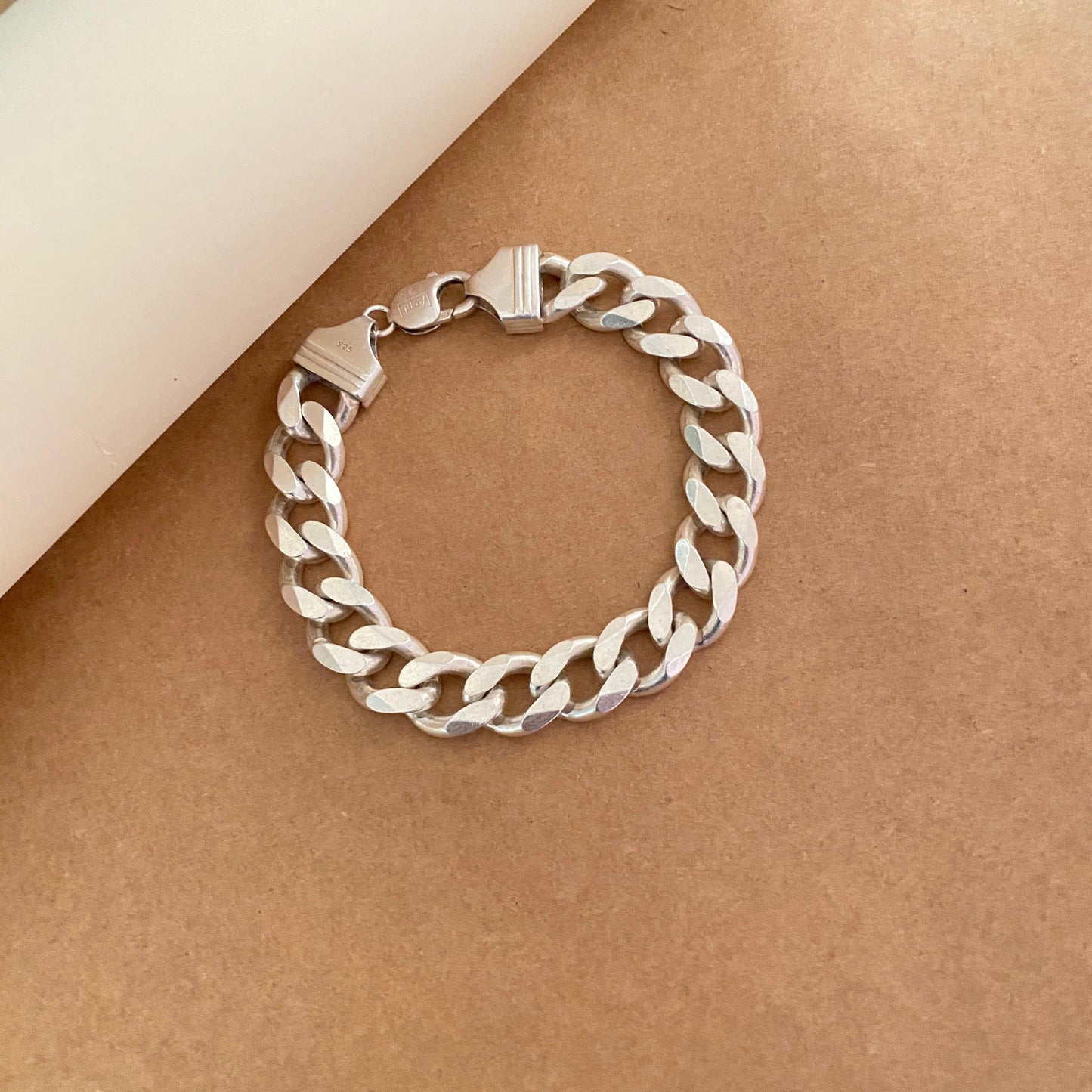 12mm Link Bracelet in Sterling Silver from Liyana Jewels