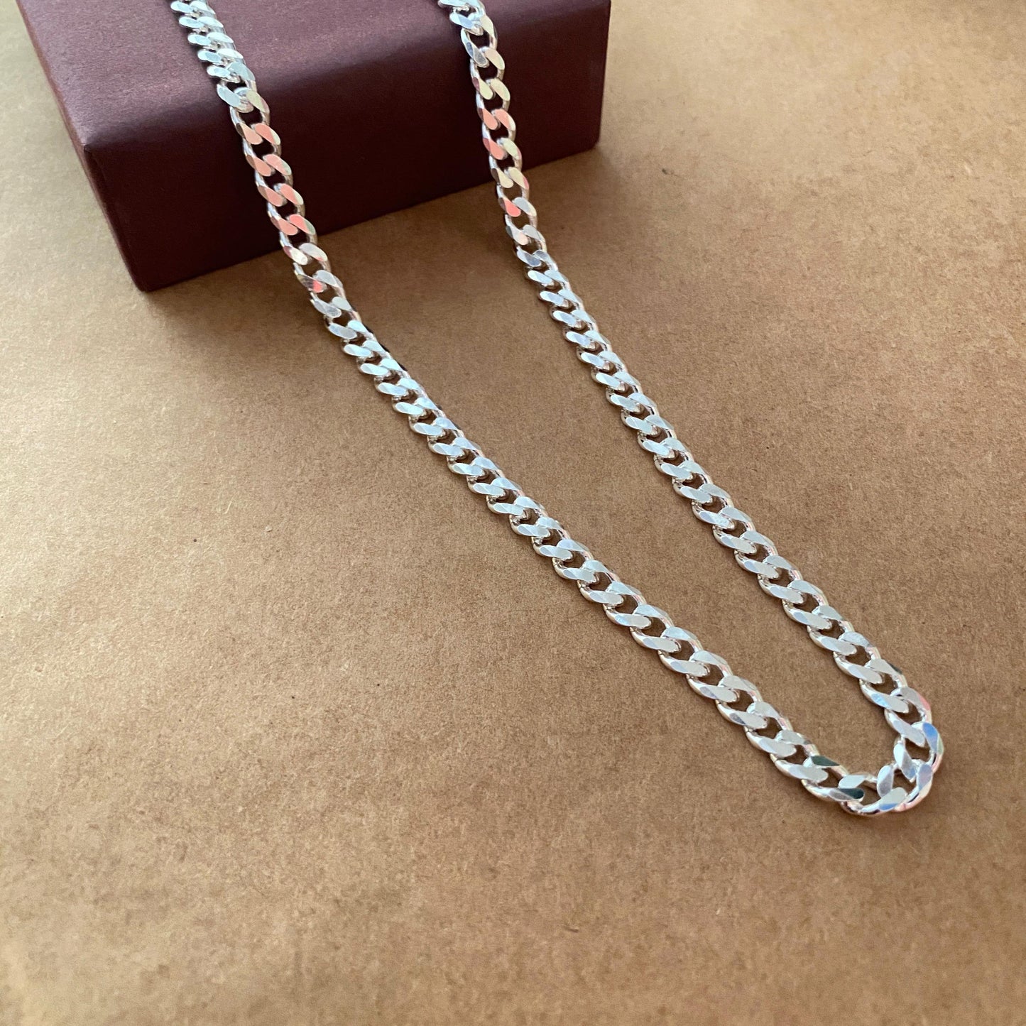 Liyana Jewels 5mm Men's Link Chain in Sterling Silver