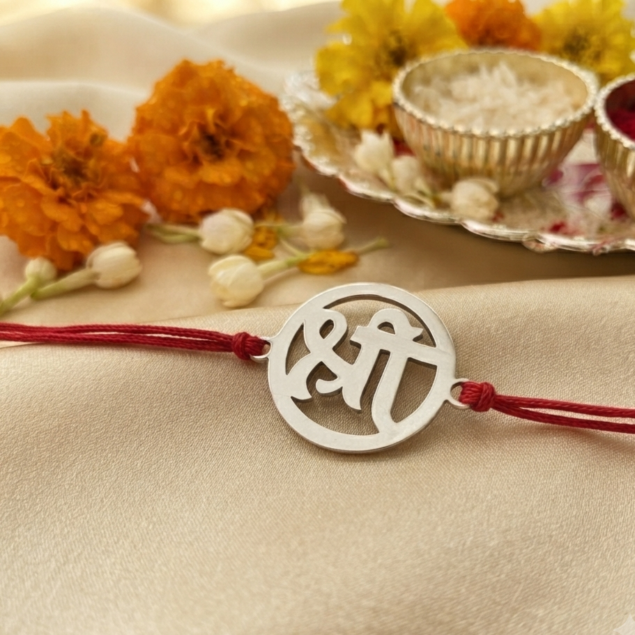 Shree Rakhi in 925 Sterling Silver