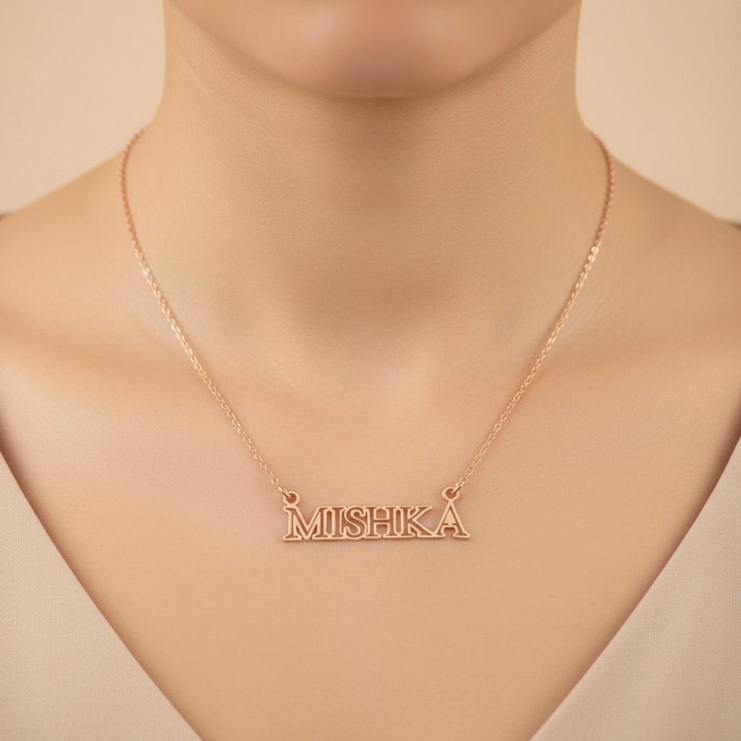 Personalised Name Necklace in 92.5 Sterling Silver