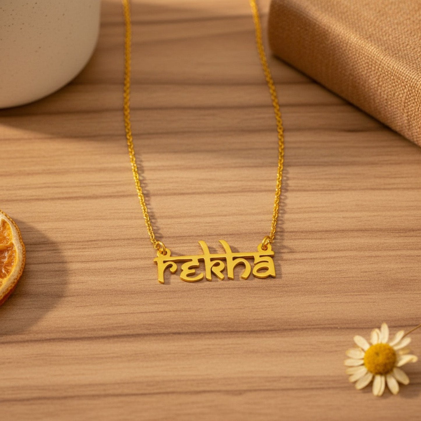 Personalised name necklace in 92.5 Sterling Silver