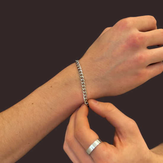 5mm Link Bracelet in Sterling Silver from Liyana Jewels