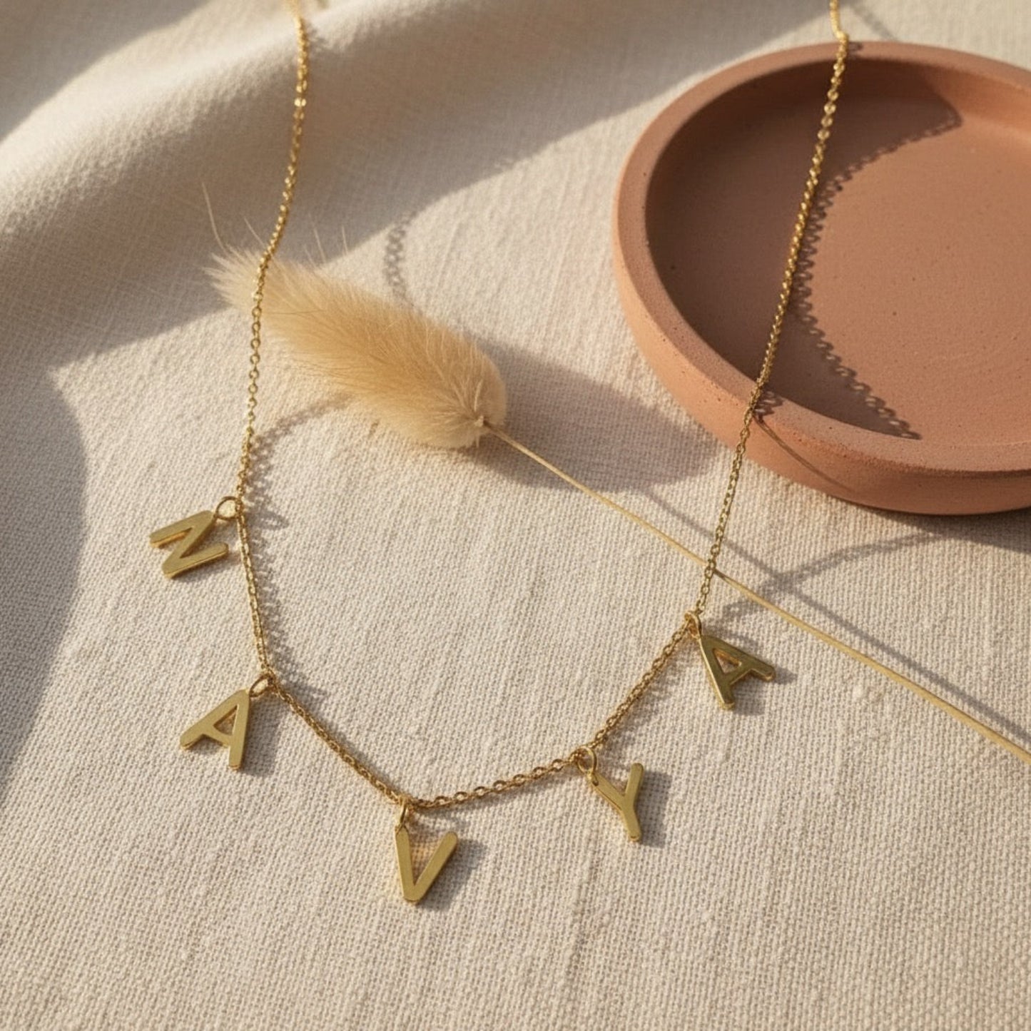 Personalised Charms Necklace in 92.5 Sterling Silver