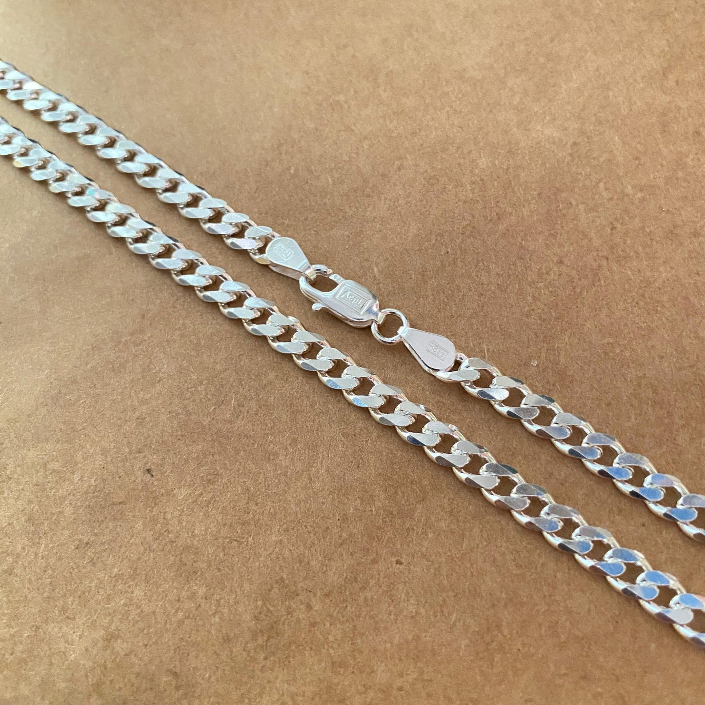 Liyana Jewels 5mm Men's Link Chain in Sterling Silver