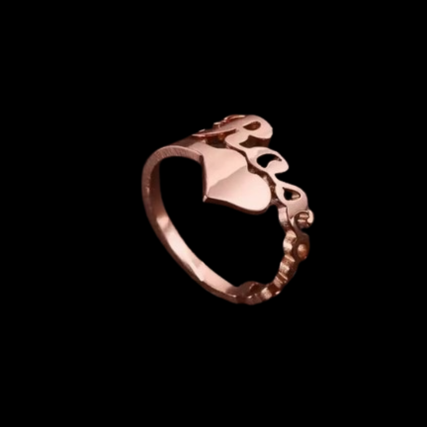 Personalised Adjustable Name Ring in 92.5 Sterling Silver